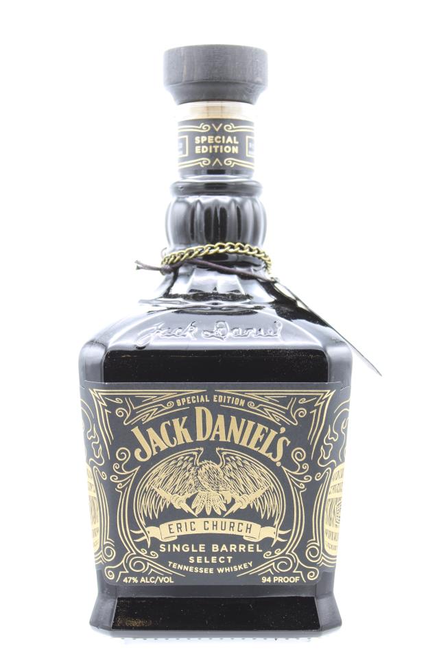 Jack Daniel's Eric Chruch Limited Edition Single Barrel Select Tennessee Whiskey 2020 