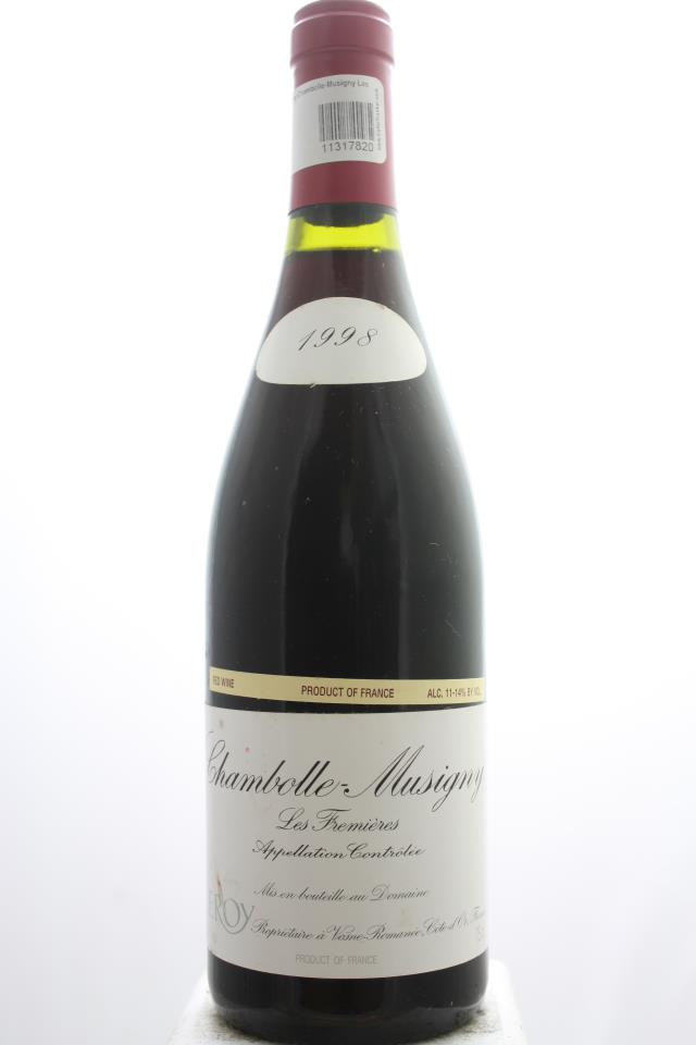 Domaine Leroy Chambolle-Musigny Les Fremières 1998