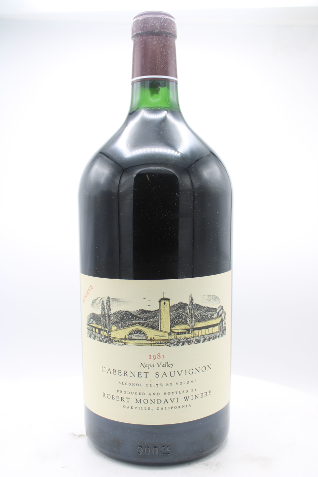 Robert Mondavi Cabernet Sauvignon Reserve 1981