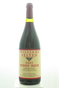 Williams Selyem Pinot Noir Sonoma Coast 2002