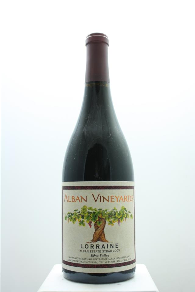 Alban Vineyards Syrah Estate Lorraine 2005