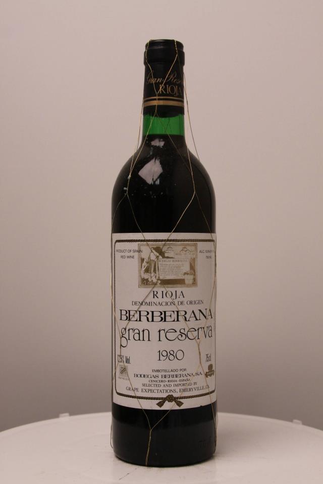 Berberana Gran Reserva 1980