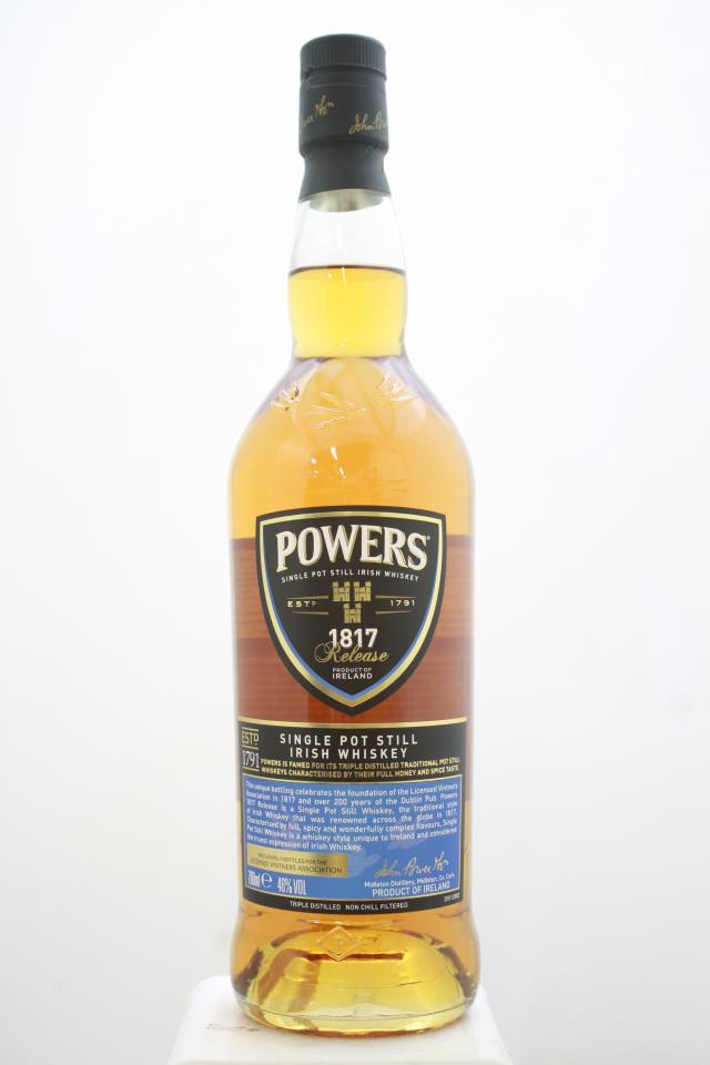 Powers Single Pot Still Irish Whiskey 1817 Release NV