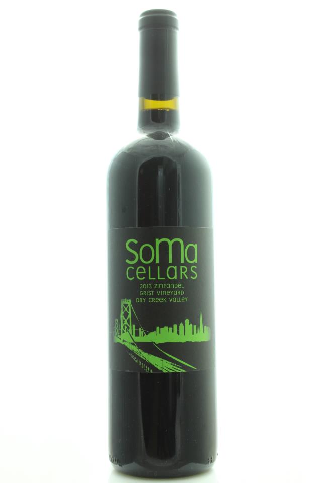 Soma Cellars Zinfandel Grist Vineyard 2013