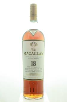 The Macallan Sherry Oak Cask Single Malt Scotch Whisky 18-Year-Old 1995