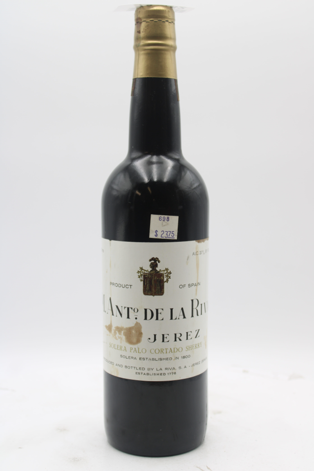M. Ant. De la Riva Solera Palo Cortado Sherry Solera 1800 NV