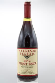 Williams Selyem Pinot Noir Allen Vineyard 2012