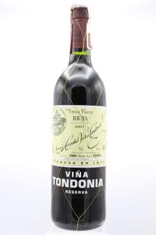R. López de Heredia Rioja Reserva Viña Tondonia Tinto 2001