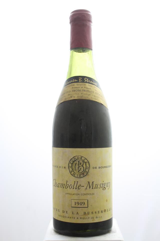 Caves de la Busserolle Chambolle-Musigny 1949