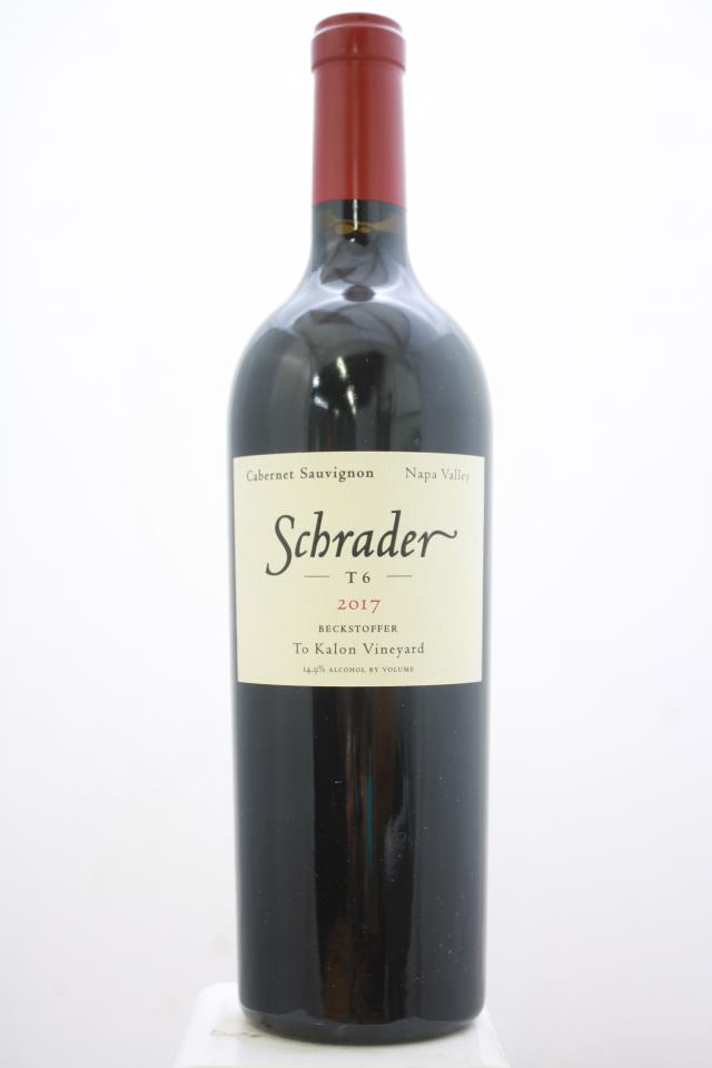Schrader Cabernet Sauvignon Beckstoffer To Kalon Vineyard T6 2017