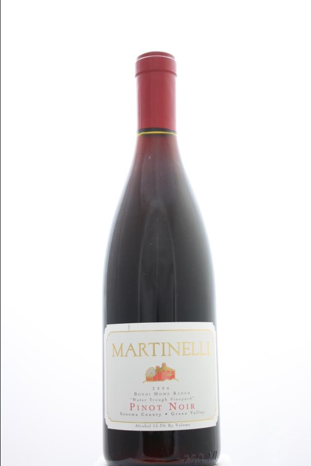 Martinelli Pinot Noir Water Trough Vineyard Bondi Home Ranch 2006