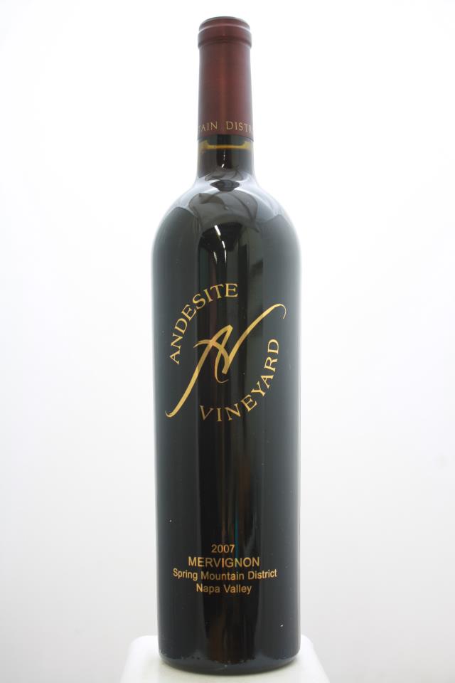 Andesite Vineyard Proprietary Red Mervignon 2007