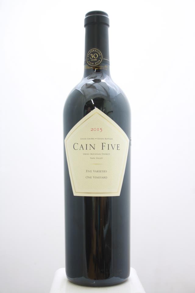 Cain Cellars Proprietary Red Cain Five 2015