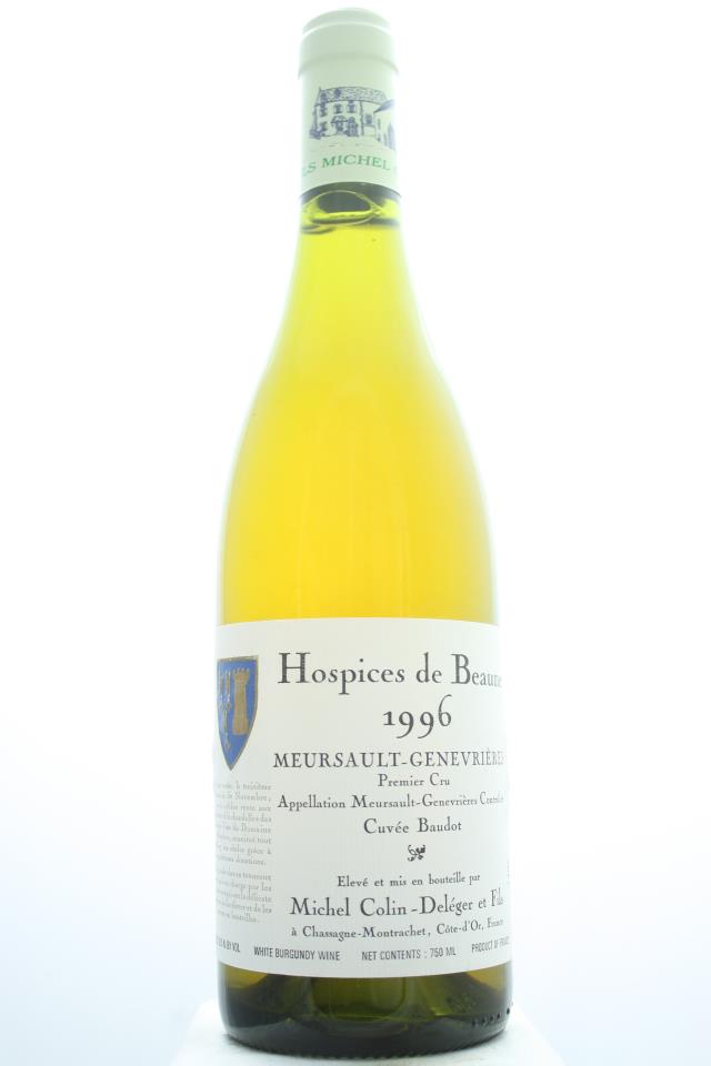 Michel Colin-Deléger Meursault Genevrières Hospices de Beaune Cuvée Baudot 1996