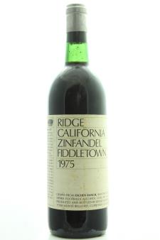 Ridge Vineyards Zinfandel Fiddletown Eschen Ranch 1975