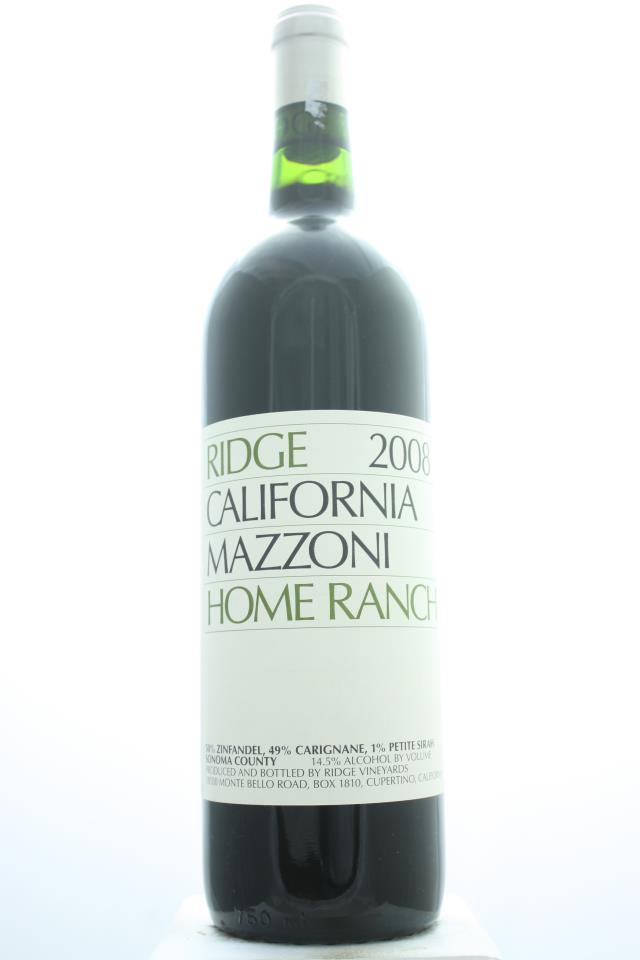 Ridge Vineyards Mazzoni Home Ranch ATP 2008