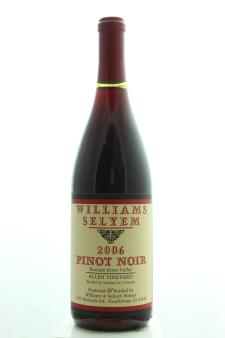 Williams Selyem Pinot Noir Allen Vineyard 2006