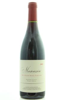 Marcassin Pinot Noir Blue-Slide Ridge Vineyard 2005