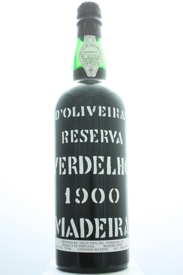d'Oliveiras Verdelho Reserva 1900