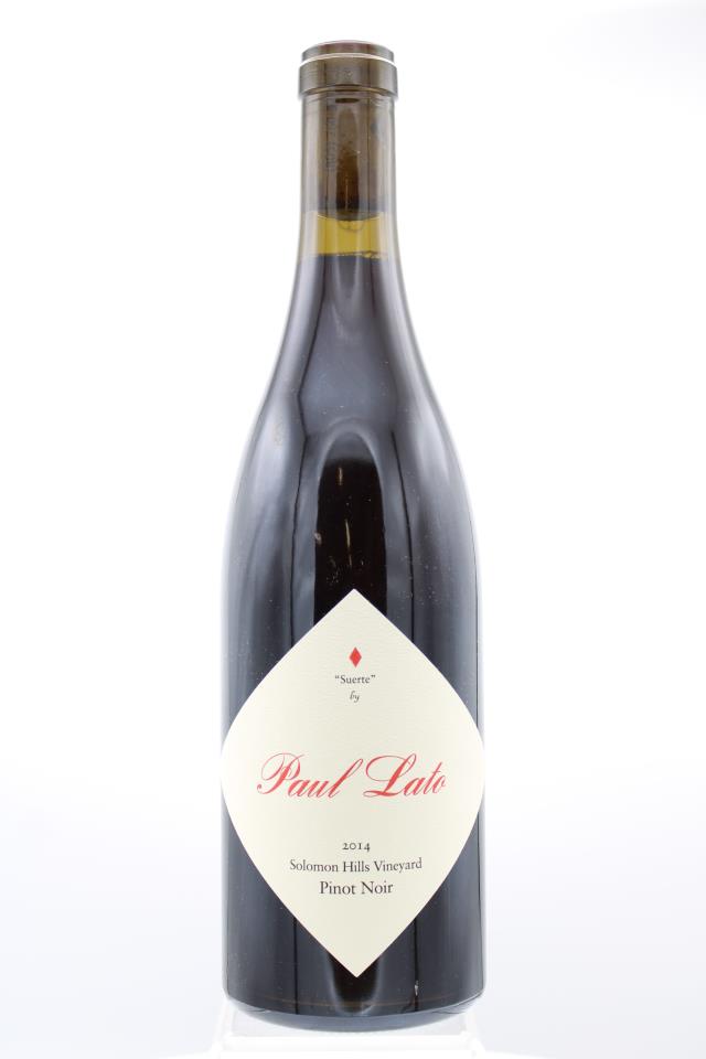 Paul Lato Pinot Noir Suerte Solomon Hills Vineyard 2014