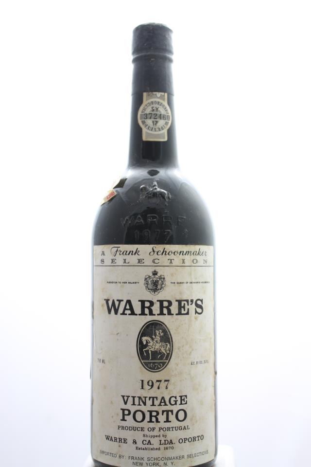 Warre's Vintage Porto 1977