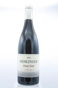 Dehlinger Pinot Noir Estate Goldridge Vineyard 2012