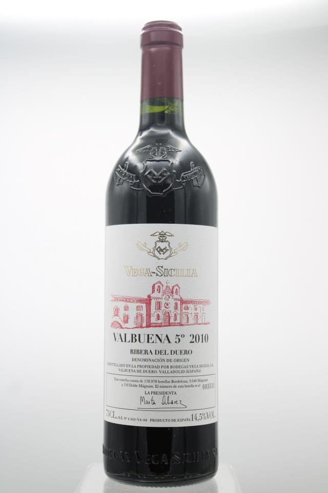 Vega Sicilia Valbuena 5 Year 2010