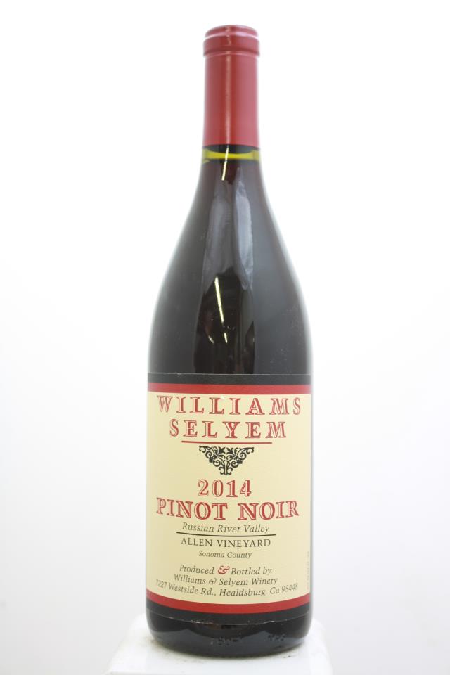 Williams Selyem Pinot Noir Allen Vineyard 2014