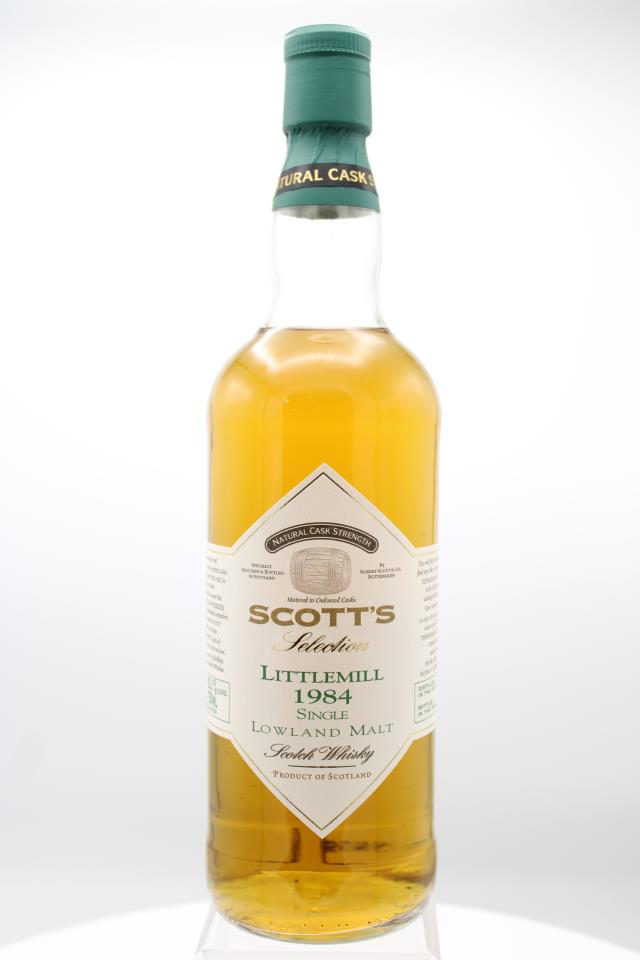 Scott's Selection Single Lowland Malt Scotch Whisky Natural Cask Strength 1984