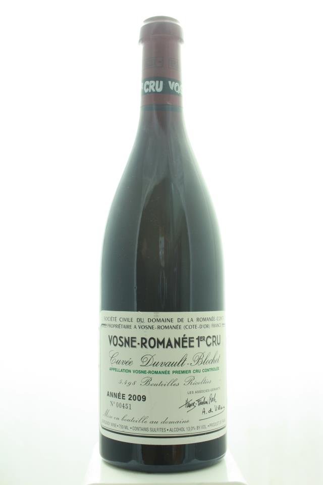 Domaine de la Romanée-Conti Vosne-Romanée 1er Cru Cuvée Duvault-Blochet 2009
