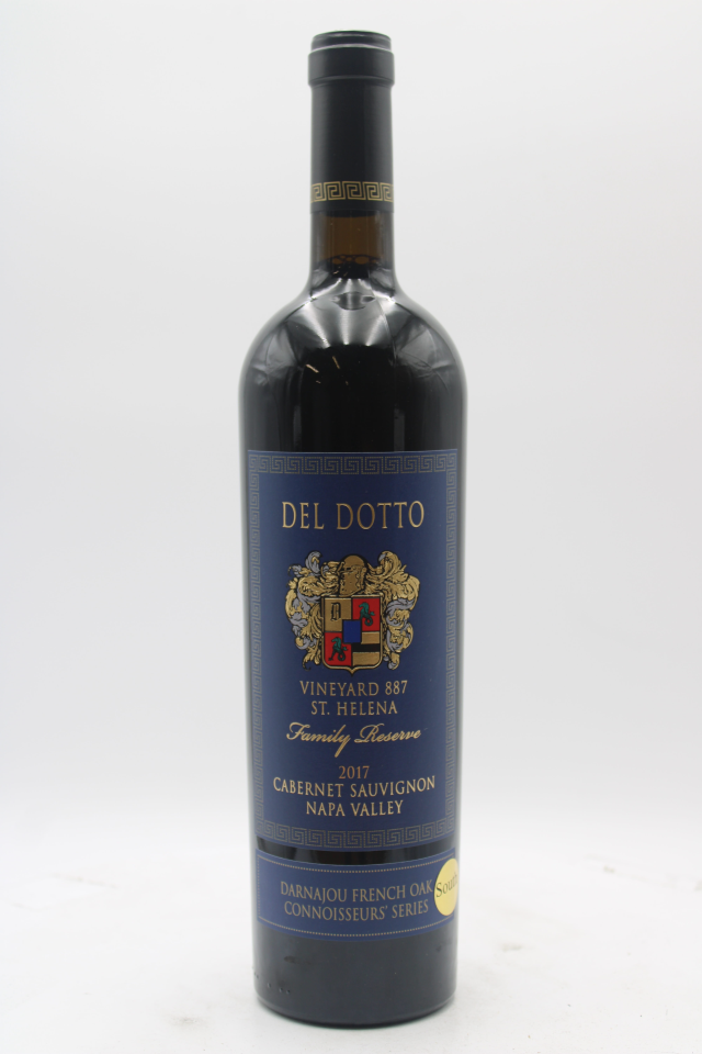 Del Dotto Cabernet Sauvignon Vineyard 887 Family Reserve Connoisseurs' Series Darnajou French Oak South 2017