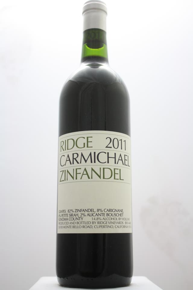 Ridge Vineyards Zinfandel Carmichael 2011