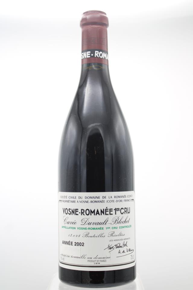 Domaine de la Romanée-Conti Vosne Romanée Cuvée Duvault-Blochet 2002