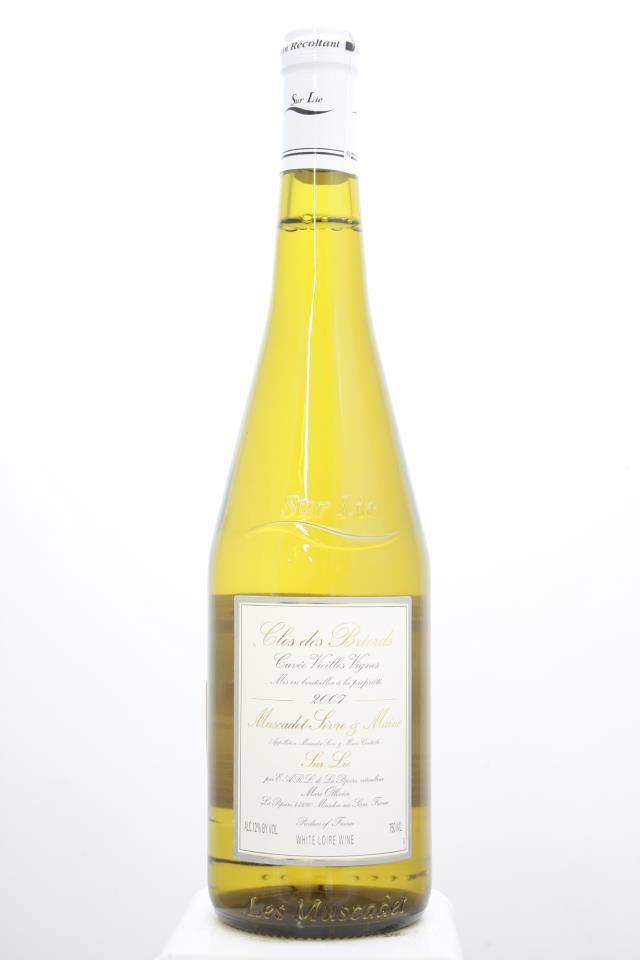la Pepiere Muscadet Sèvre et Maine Clos des Briords Sur Lie Cuvée Vieilles Vignes 2007