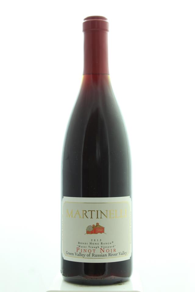 Martinelli Pinot Noir Bondi Home Ranch Water Trough Vineyard 2013