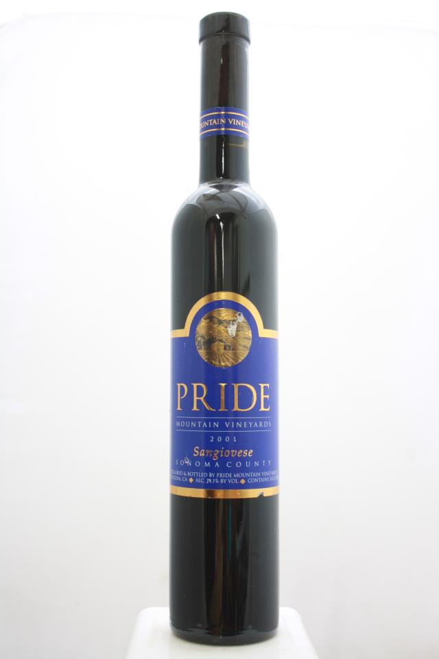 Pride Mountain Vineyards Sangiovese 2001