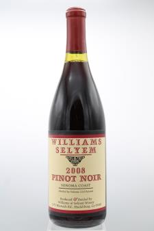 Williams Selyem Pinot Noir Sonoma County 2008