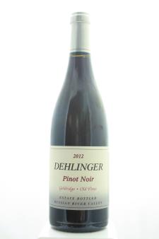 Dehlinger Pinot Noir Estate Old Vines Goldridge Vineyard 2012