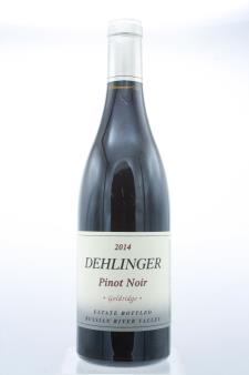 Dehlinger Pinot Noir Estate Goldridge 2014
