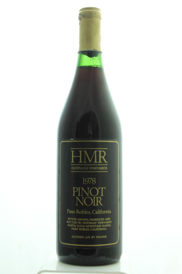 Hoffman Vineyards Pinot Noir 1978