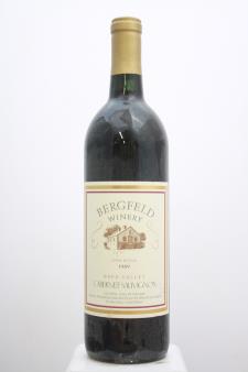 Bergfeld Winery Cabernet Sauvignon Estate 1989