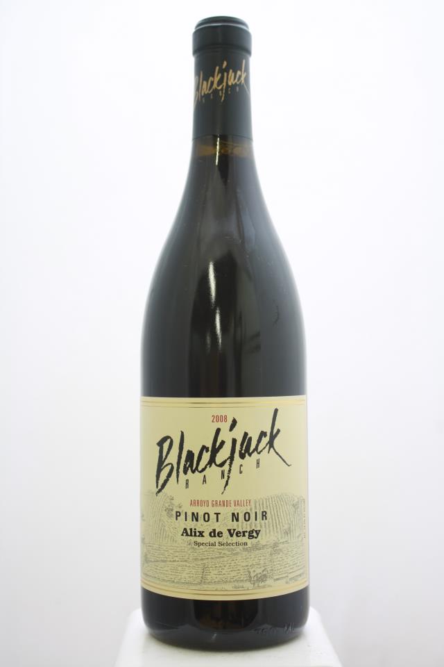 Blackjack Ranch Pinot Noir Alix de Vergy Special Selection 2008