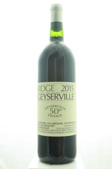 Ridge Vineyards Proprietary Red Geyserville 50th Vintage 2015