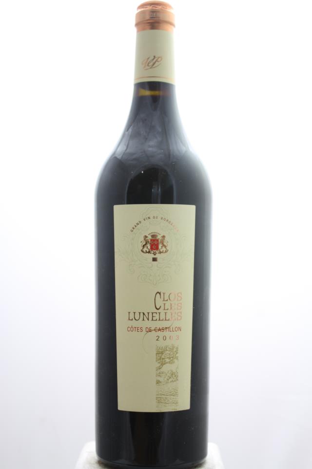 Clos Les Lunelles 2003