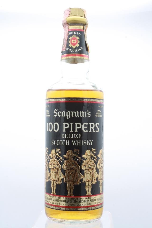 Seagram's 100 Pipers De Luxe Scotch Whisky NV