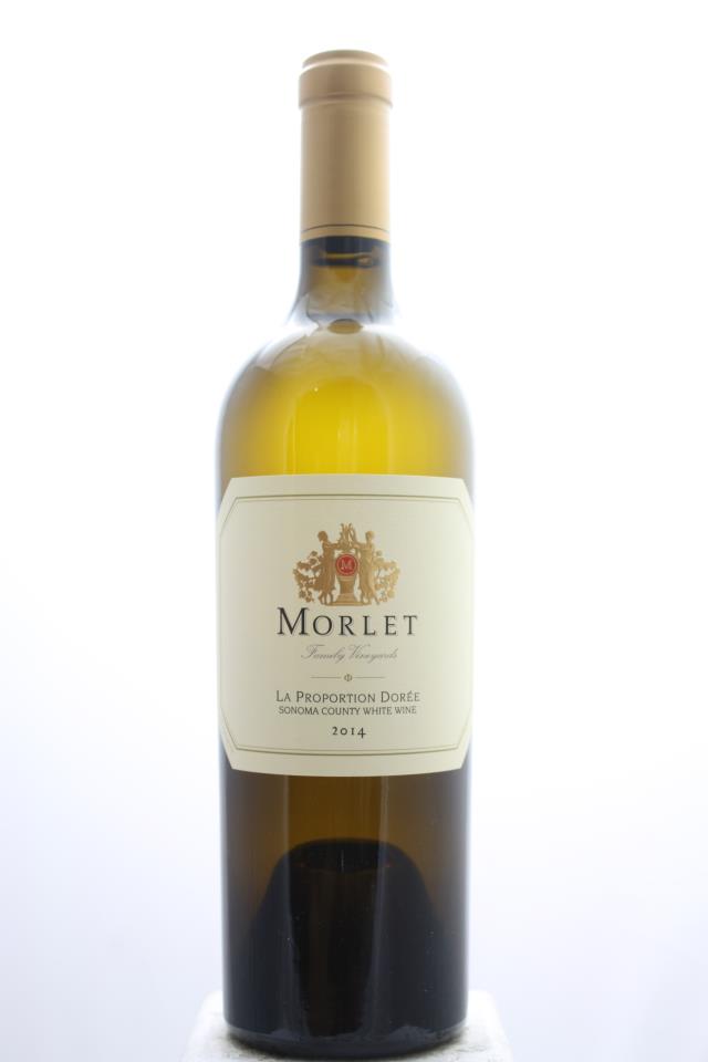 Morlet Family Vineyards Proprietary White La Proportion Dorée 2014