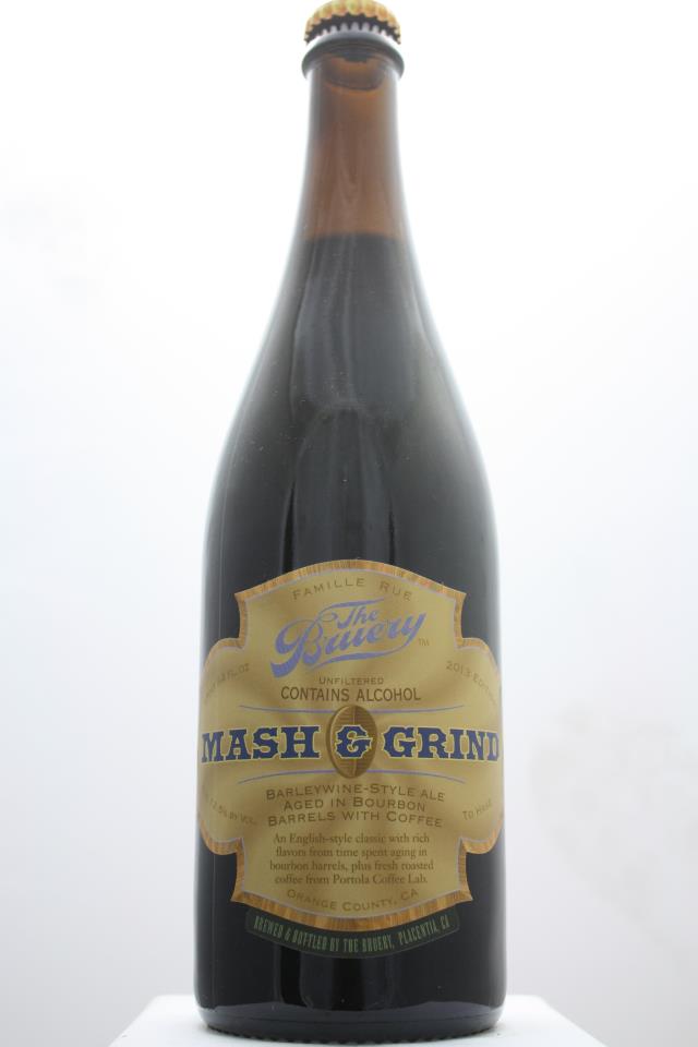 The Bruery Mash & Grind Barleywine Style Ale Aged in Bourbon Barrels with Coffee 2013