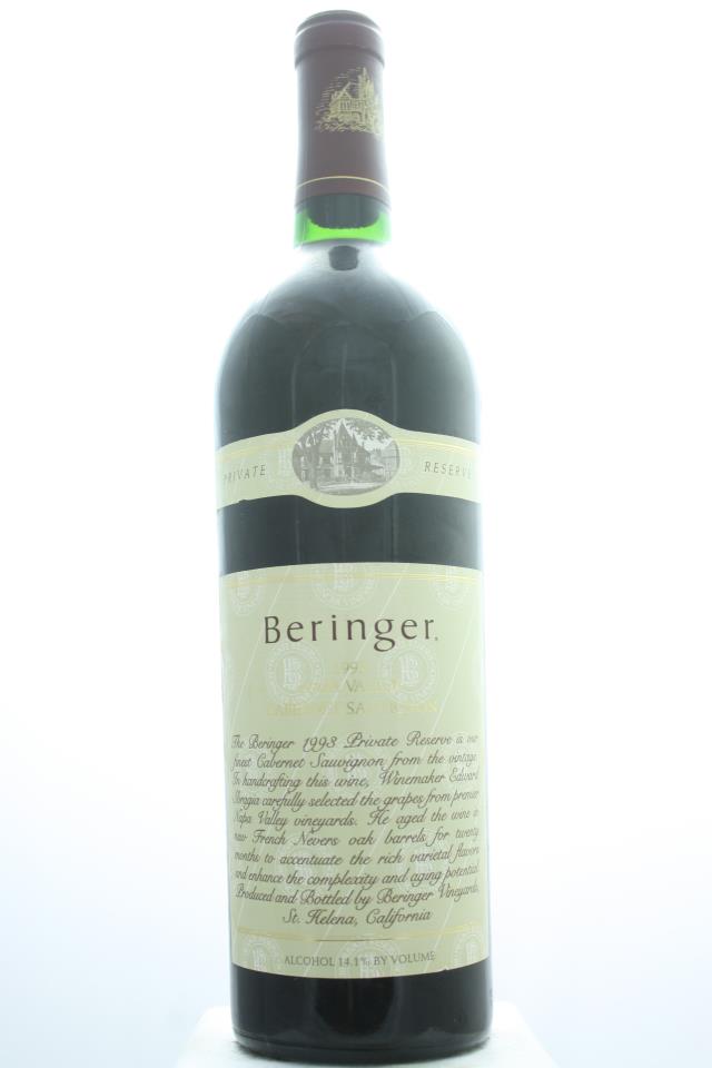 Beringer Vineyards Cabernet Sauvignon Private Reserve 1993