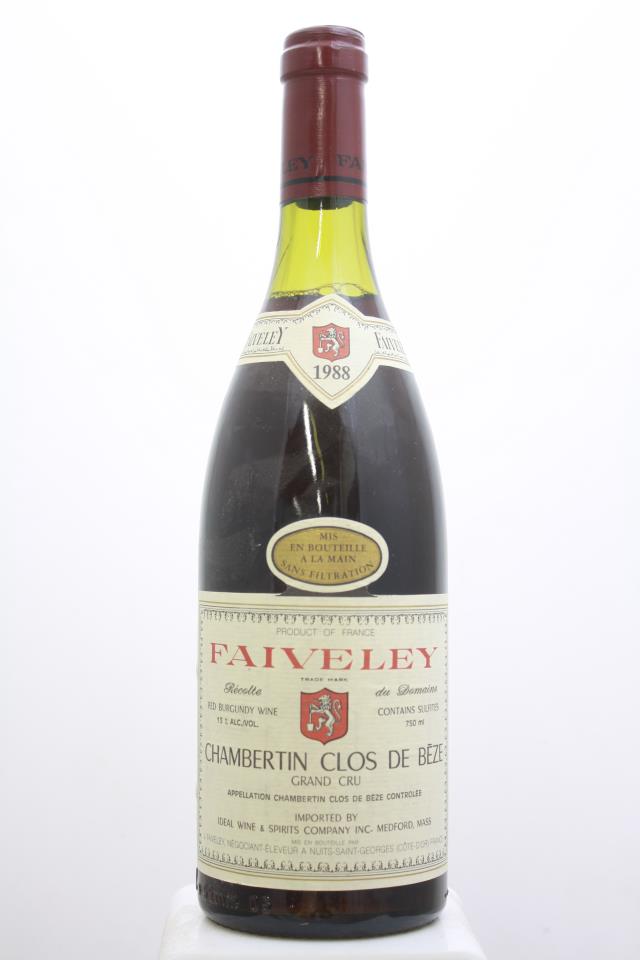 Faiveley (Maison) Chambertin Clos-de-Bèze 1988