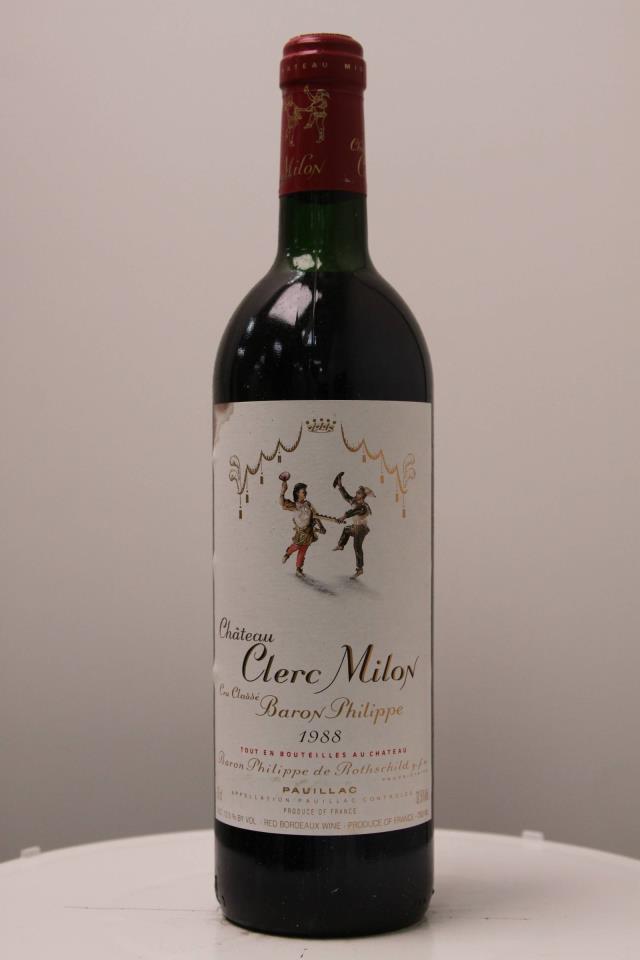 Clerc Milon 1988